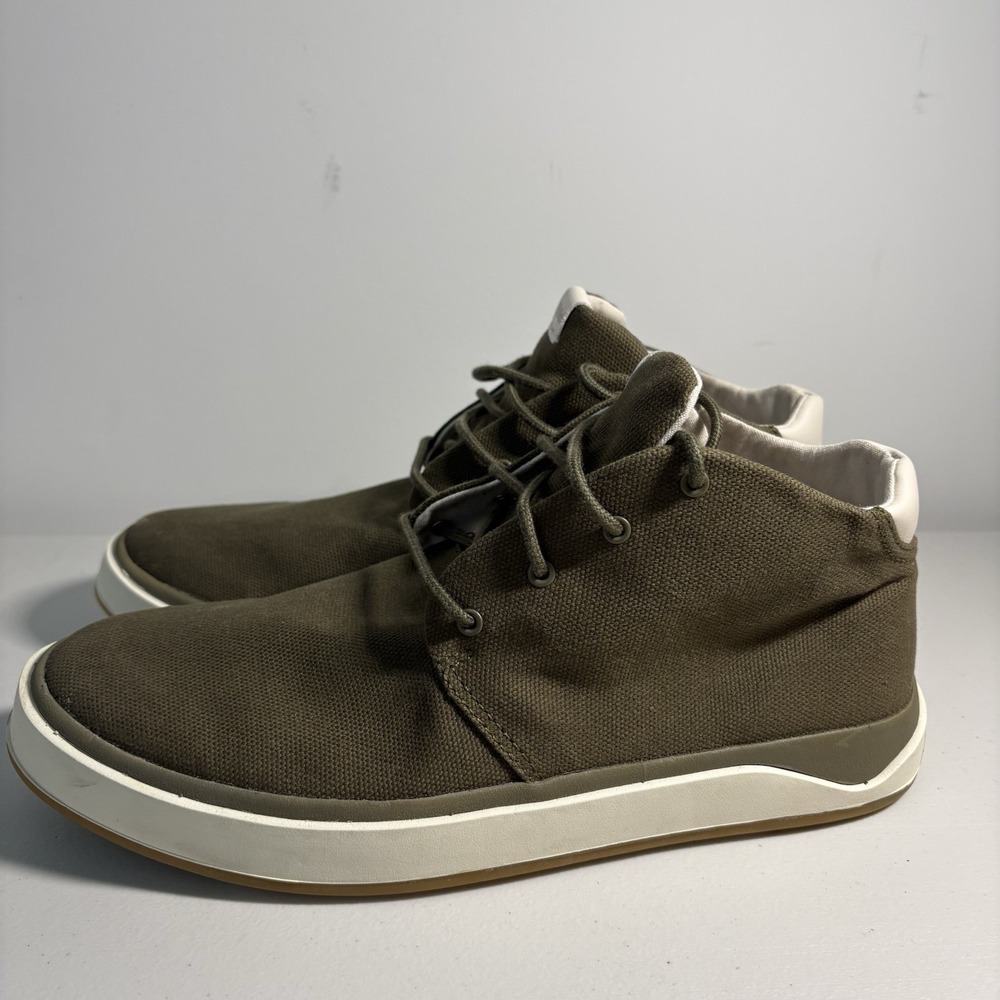 NEW OluKai Papaku Mens 9.5 Olive Chukka Boots 10520-4040